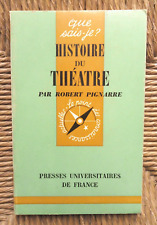Livre Histoire du théâtre de Robert Pignarre