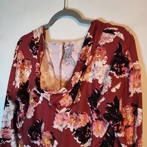LULAROE Kordelzug Hoodie, Blumendruck, Größe S (TK9Y) - Bild 1 von 12