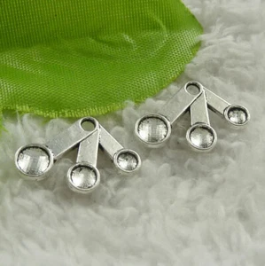 Kostenloser Versand 328 Stck. Tibetisches Silber Löffel Charms 15x20mm B4569 - Bild 1 von 4