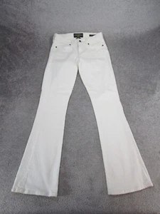 Lucky Brand Jeans Womens 28 Sofia Boot White Denim *Read - Picture 1 of 17
