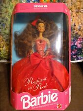 BARBIE RADIANT IN RED TOYS R US EXCLUSIVE DOLL MATTEL SPECIAL EDITION 1992 NIB.