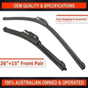 SWAN Wiper Blades for Holden Commodore VE VF WAGON 2006-2017 FRONT PAIR - Picture 1 of 4