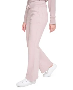 Calvin Klein Women's High Waist Full Length Flare Pants Color Sand Small NWT - Picture 1 of 2