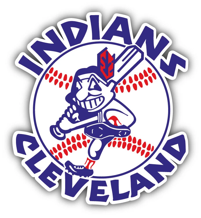 Cleveland Indians MLB Baseball Sport Logo Car Bumper Sticker Decal "SIZES''