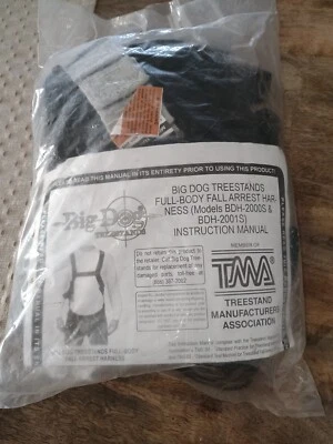 Big Dog Treestands Full-Body Fall Arrest Harness (BDH -2000S & 2001S) 300 Lbs - Image 1 of 3