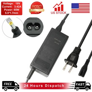 AC Adapter Charger Cord for Acer Aspire Series Laptop 65W 19V 3.42A 5.5*1.7mm - Picture 1 of 5