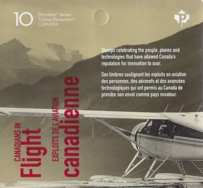 🍁Canada  #3360a    "CANADIANS IN FLIGHT"    Brand New  2022   Booklet Issue - Image 1 of 2