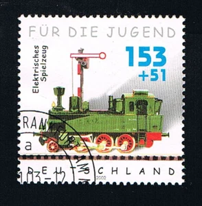 GERMANIA 1 FRANCOBOLLO PRO GIOVENTU TRENO 2002 timbrato (BI5118) - Foto 1 di 1