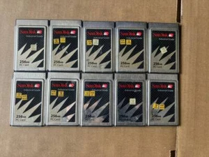 10PCS Sandisk 256MB industrial grade PCMCIA PC CARD ATA FLASH CARD - Picture 1 of 3