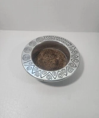 THE WILTON CO. WINE BOTTLE COASTER ARMETALE REGGAE PATTERN RWP 820024 - Image 1 of 4