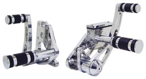 NEW CHROME FORWARD CONTROL KIT FOR HARLEY DAVIDSON BIG TWIN AND SOFTAIL - Picture 1 of 1