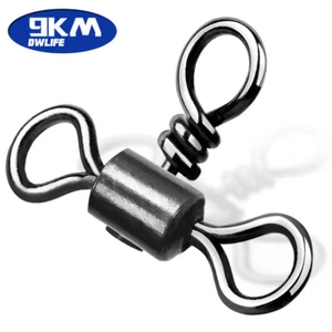 Girevoli da pesca 25~100 pz Connettore linea di pesca per canna in ottone inox - Foto 1 di 16