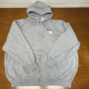 East Carolina Pirates Jacket Mens 3XL Gray Full Zip Hoodie Fleece Long Sleeve - Picture 1 of 11