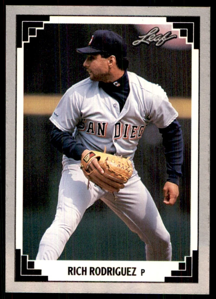 1991 Leaf Rich Rodriguez RC San Diego Padres #448 - Image 1 of 2