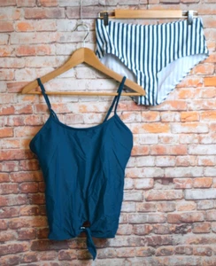 Unbranded Two Piece Swimsuit High Waisted - Women's L - NEW - Picture 1 of 4