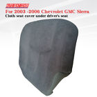 Front Driver Side Bottom Cloth Seat Cover for 2003-07 GMC Sierra 1500 2500 3500