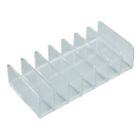 DVD Clear Storage Box: Acrylic Stackable Holder Organizer Tray for Up to 14 