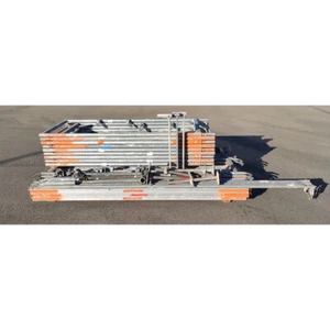 gebrauchtes Gerüst Layher/Assco/Alfix ca. 43 m² Fassadengerüst 2,57 Vollaluboden - Bild 1 von 3