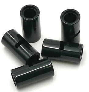 Lego 5 New Black Technic Pin Connectors Round 2L with Slot Pin Joiner Round - Picture 1 of 1