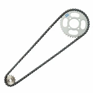 Kettenkit Kettensatz 420 14/37 Zähne 49 Glieder für 20 mm Welle Dirtbike Pitbike - Afbeelding 1 van 5