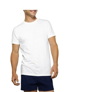 Fruit of the Loom Men's White Crew T-Shirt - Picture 1 of 1