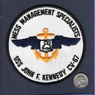 CV-67 USS JOHN KENNEDY MS Mess Management Specialist US Navy Ship Crew Patch