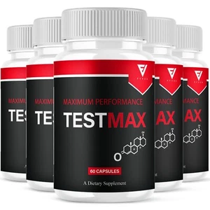 (5 Pack) TestMax Advanced Pills, Test Max Performance Supplement (300 Capsules) - Picture 1 of 11