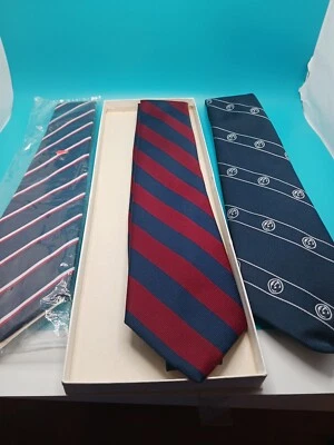 Men Ties Polyester Set Of 3 Brands NBG Sherman's - Изображение 1 из 2