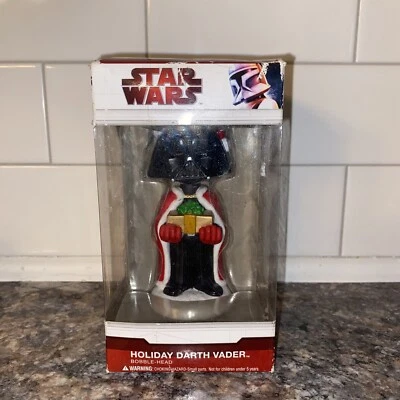 2009* Funko*Star Wars Holiday Darth Vader Bobble Head—Nuevo en caja Foto 1 de 4