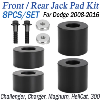 Front/ Rear Lift Pad Stand Kit For Dodge Challenger Charger Magnum HellCat 08-16 - Image 1 of 4