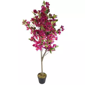 Artificial Pink Bougainvillea Tree 150cm Flowering Blossom - Picture 1 of 2