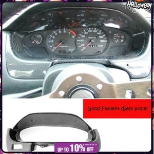 For Nissan S14 RHD Carbon Fiber Gauge Dush Cluster Surround Interior Trim Cover - Picture 1 of 6