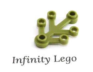 12 LEGO Olive Green Plant Leaves 3 x 4 Tree Branch Leaf Plant (2423) - 12 Pieces - Picture 1 of 1