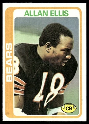 1978 Topps Allan Ellis Chicago Bears #132 - Image 1 of 2