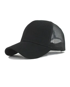 Lot 12 Pack Trucker Hat Mesh Back Plain Solid Snapback Baseball Cap Blank - Picture 1 of 5