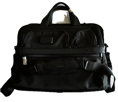 Tumi Alpha II Expandable Organizer Laptop Briefcase Ballistic Nylon 26141D2 15” - Image 1 of 4