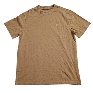 T-shirt American Eagle Super Soft Icon super morbida vestibilità standard marrone chiaro uomo taglia M - Foto 1 di 10