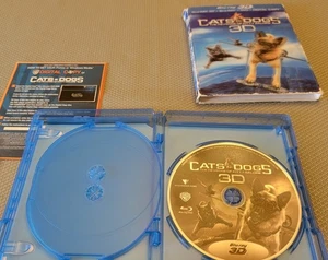 Cats & Dogs 3D (3D Blue-ray, Digital copy code, Lenticular Slipcase) - Picture 1 of 2