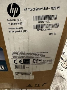 Hp Touchsmart 310-1126 PC - Picture 1 of 5