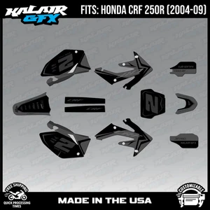 Graphics Kit for Honda CRF250R (2004-2009) CRF 250R Lightning Series - Smoke - Bild 1 von 4