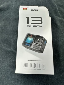 GoPro HERO13 Black Action Camera With 64GB Micro SD Card & Case - Black  - Picture 1 of 12