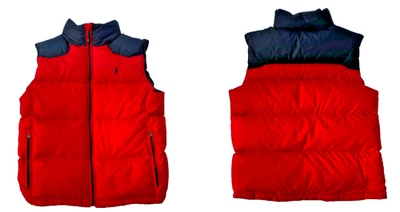 Polo Ralph Lauren Medium Puffer Vest Goose Down & Waterfowl Youth Medium (10-12) - Image 1 of 4