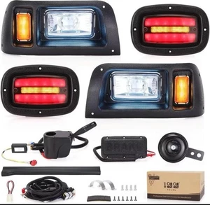 Golfcart Lichtset (12V-48V) für Club Car DS mit Tagfahrlicht Abblendlicht - Bild 1 von 7