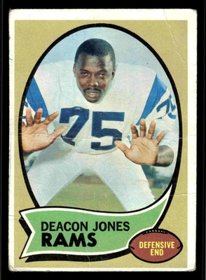 1970 Topps #125 Deacon Jones (HOF) - Los Angeles Rams (Low Grade) - Image 1 of 2