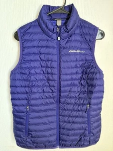 Eddie Bauer EB650 Gänsedaunen Damen gefütterte Weste Jacke Damen lila Größe Small - Bild 1 von 7