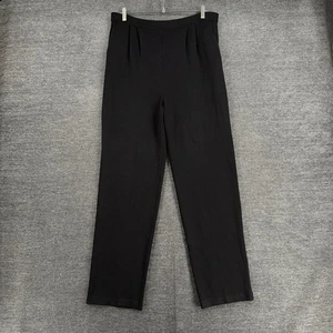 Vintage St John Damen Hose 10 Plissee Santana Strick Gummibund schwarz - Bild 1 von 12