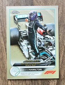 Lewis Hamilton #176 Spain Driver of the Day - 2022 Topps Chrome Formula 1 F1 NM - Bild 1 von 2