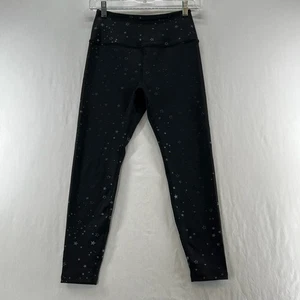 Beyond Yoga Tossed Star High Waist Crop Leggings Size S Iridescent Sparkle Black - Picture 1 of 12