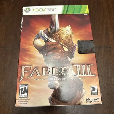 Fable III Limited Collector's Edition (Xbox 360) Complete w/ Cards & Coin - Image 1 of 4