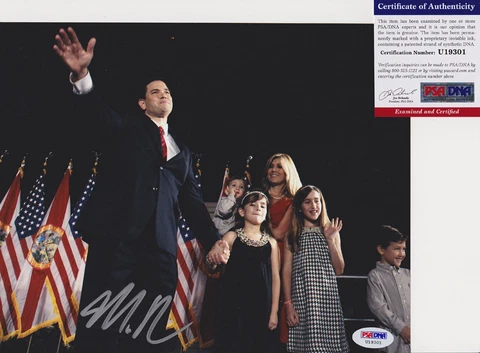 Marco Rubio Senator Signed Autograph 8x10 Photo PSA/DNA COA #3 Cover